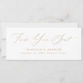 Moderne Skriptereien finden Sie Ihre Sitzheader-Ka Einladung (Vorderseite)