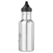 Moderne Skriptfrau Name Bride Keepake Geschenk Edelstahlflasche (Rechts)