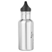 Moderne Skriptfrau Name Bride Keepake Geschenk Edelstahlflasche (Links)