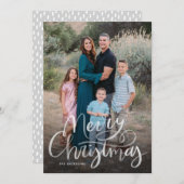 Moderne Skripthandbriefe frohe Weihnachten (Vorne/Hinten)