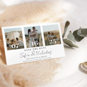 Moderne Skripthochzeit Save The Date