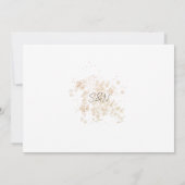 Moderne Skripthochzeit Save The Date (Rückseite)