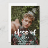 Moderne Skriptklasse 2025 Foto Abschluss Ankündigung (Vorne/Hinten)