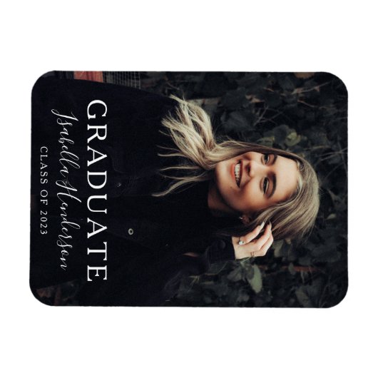 Moderne Skriptklasse des Abschlusses 2022 Magnet (Horizontal)