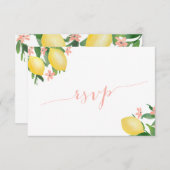 Moderne Skriptklauseln für Hochzeiten RSVP Karte (Vorne/Hinten)