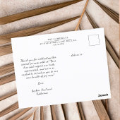 Moderne Skriptminimalismus Vielen Dank Foto Postkarte