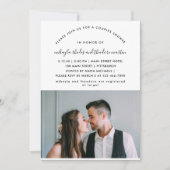 Moderne Skriptpaare - Foto-Einladung Einladung (Vorderseite)