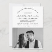 Moderne Skriptpaare - Foto-Einladung Einladung (Vorderseite)