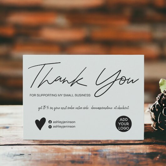 Moderne Skriptsprache grün Reihenfolge danke