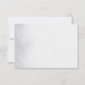 Moderne Skripttaufe danke Karte (Rückseite)