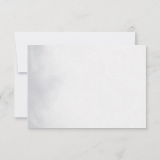 Moderne Skripttaufe danke Karte (Rückseite)