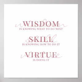 Moderne Skripttypografie - Motivierend Angebotspos Poster