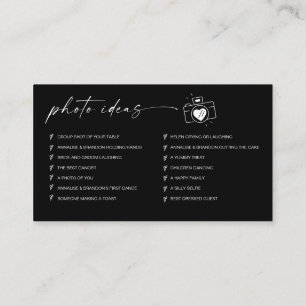 Moderne SkriptWedding Capture the Liebe QR Code Begleitkarte