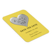 Moderne SkriptWedding rettet die Einladung Magnet (Rechte Seite)