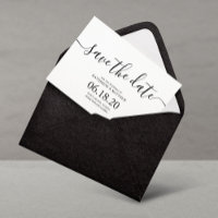 Moderne SkriptWedding Save the Date