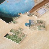 Moderne Skulptur Grand Bouddha in Biot Frankreich Puzzle (Seite)