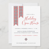 Moderne slawische Volkskunst | Ferienhaus Einladung (Vorderseite)