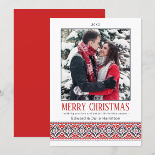 Moderne slawische Volkskunst Poinsettia   FOTO Feiertagskarte