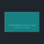Moderne Sleek Elegante Aquamarine Visitenkarte<br><div class="desc">Moderne Sleek Elegant Aquamarin Business Card Sleek,  moderne und elegante Visitenkarte für Innenarchitekten,  Hochzeitsplaner oder andere Beruf.</div>