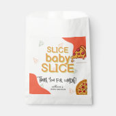 Moderne Slice Baby Slice Pizza Baby Dusche Geschenktütchen (Vorderseite)