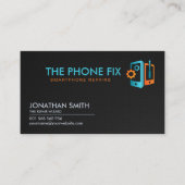 Moderne Smartphone-Reparatur Visitenkarte (Vorderseite)