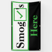 Moderne Smog-Karo Banner (Vertikal)