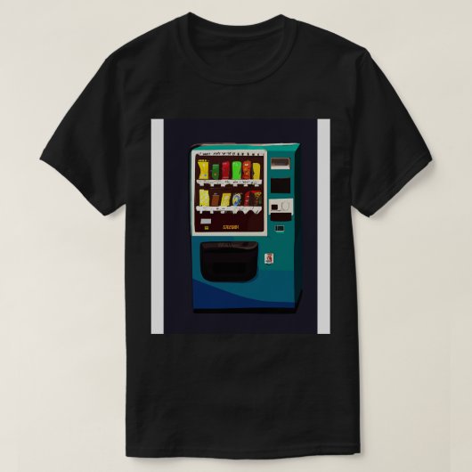 Moderne Snackmaschine T-Shirt (Design vorne)