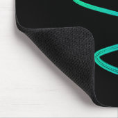 Moderne Snowboard-Grafik Mousepad (Ecke)