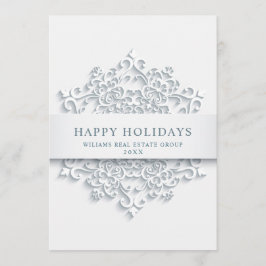 Moderne Snowflake Weihnachten Firmengrüße