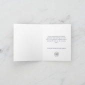 Moderne Snowflake Weihnachten Firmengrüße (Innenseite)