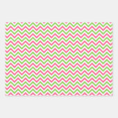 Moderne Snowman- und Pink & Green Weihnachtsdekora Geschenkpapier Set (Vorderseite 2)