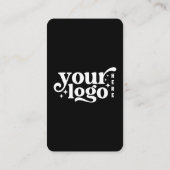 Moderne Social Media Icons verbinden QR-Code schwa Visitenkarte (Rückseite)