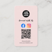 Moderne Social Media QR-Code | Instagram Facebook