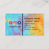 moderne, sofort haltbare und preiswertere Visitenk Visitenkarte (Rückseite)