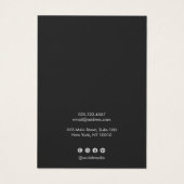 Moderne Soft Silver Earring Display Card (Rückseite)