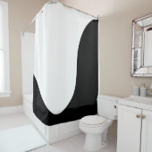 Moderne Soft Wave Duschvorhang (Beispiel)