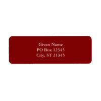 Moderne Solid Color Maroon Blank