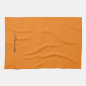 Moderne Solid-Farborange Geschirrtuch (Horizontal)