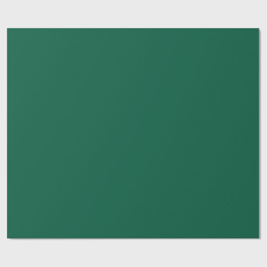 Moderne Solid Green Minimalistisch & vielseitig Geschenkpapier (Flach)