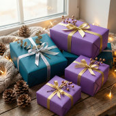 Moderne Solid Green Minimalistisch & vielseitig Geschenkpapier