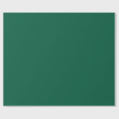 Moderne Solid Green Minimalistisch & vielseitig Geschenkpapier (Flach)