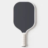 Moderne, solide mediterrane Grau Farbe des Mittelj Pickleball Schläger (Rückseite)