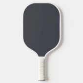 Moderne, solide mediterrane Grau Farbe des Mittelj Pickleball Schläger (Vorderseite)