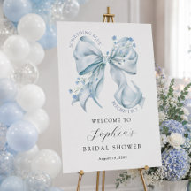 Moderne Something Blue Coquette Brautparty