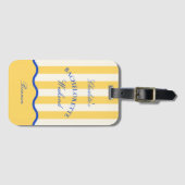 Moderne Sommer-Junggesellinnen-Abschiedsreise Gepäckanhänger (Vorderseite (Horizontal))