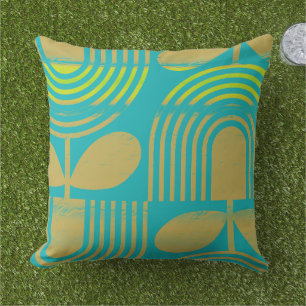 Moderne Sommer-Pastell-Geometrie Kissen