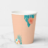 Moderne Sommer-Poolparty-Papierbecher Pappbecher (Rechts)