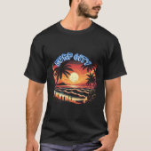 Moderne Sommerferien T-Shirt (Vorderseite)