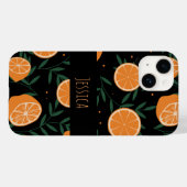 Moderne Sommerfrucht Botanisches Muster Case-Mate iPhone Hülle (Rückseite (Horizontal))