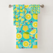 Moderne Sommerlemon Badhandtuch Set (Insitu)
